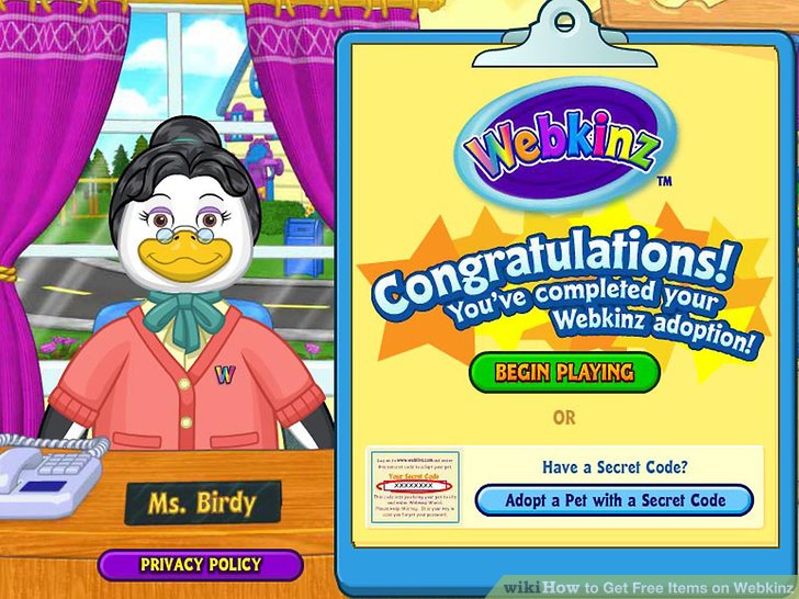 Webkinz codes for pets